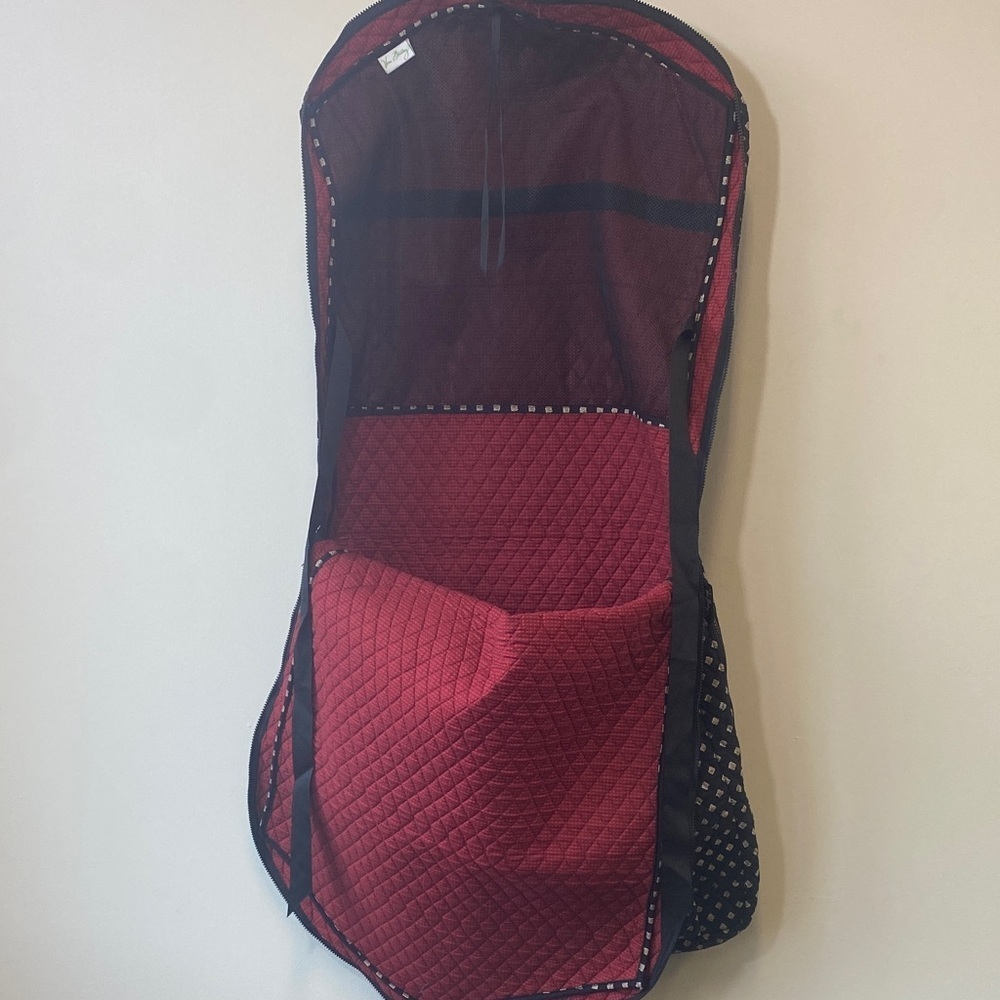 Vera Bradley Classic Black Quilted Women's Garment Travel Bag - Picture 8 of 12